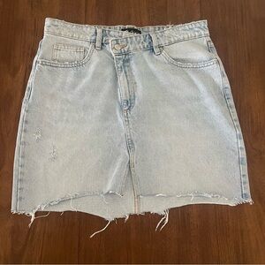 💞 Zara Asymmetrical Denim Skirt